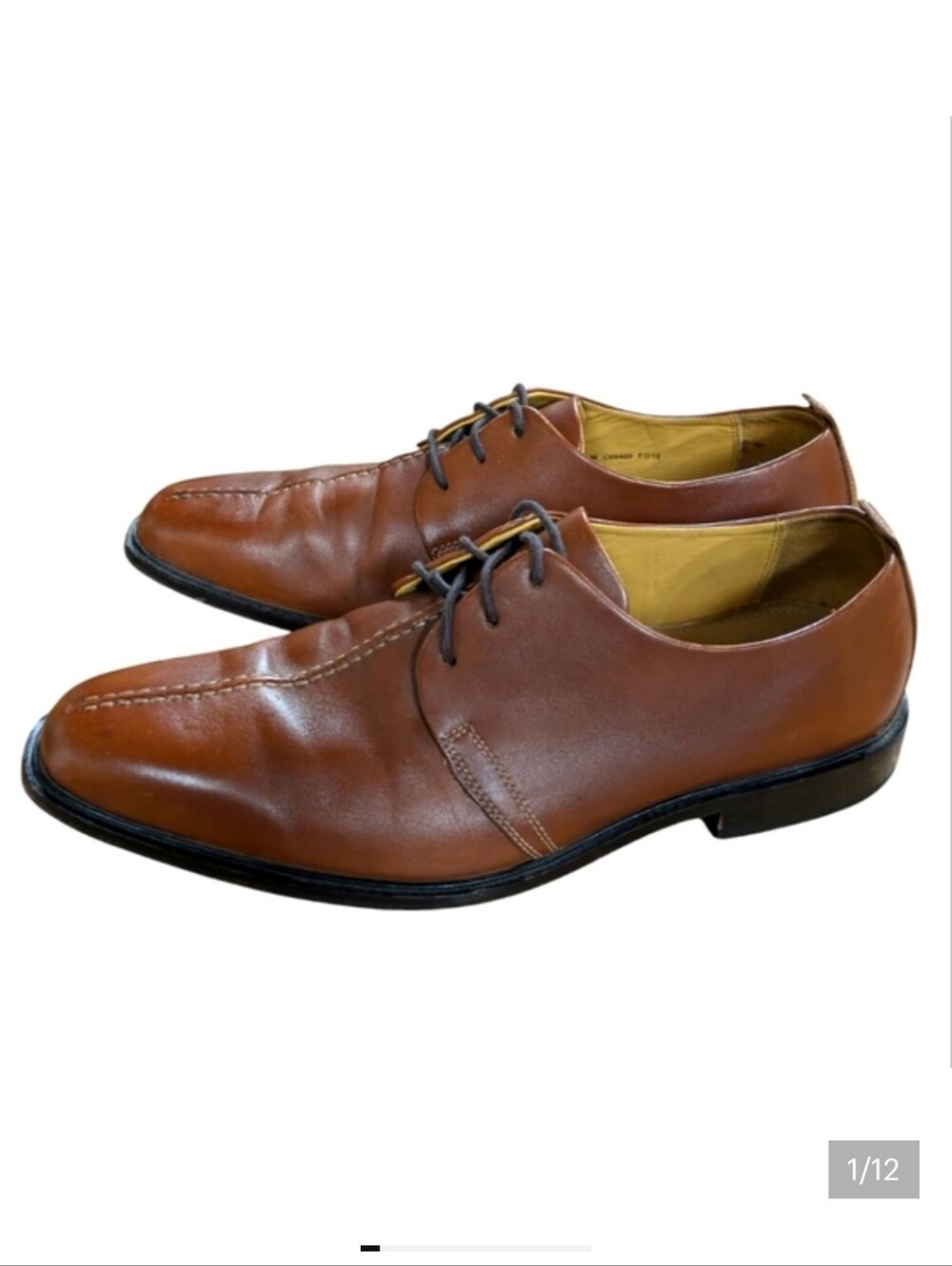 Cole Haan Brown Leather Oxfords Mens Size 10.5